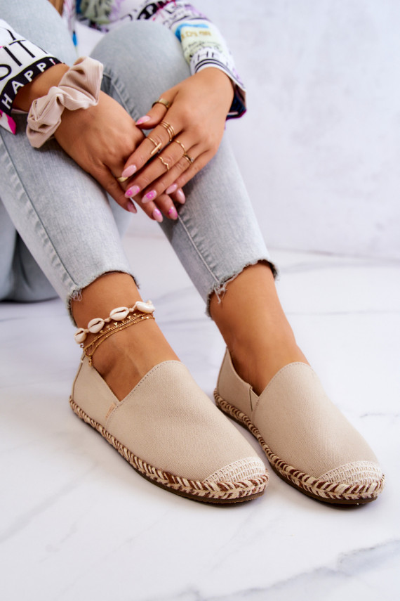 espadrilles Pārliecinošs modelis Big Star JJ274899 smilšu krāsas