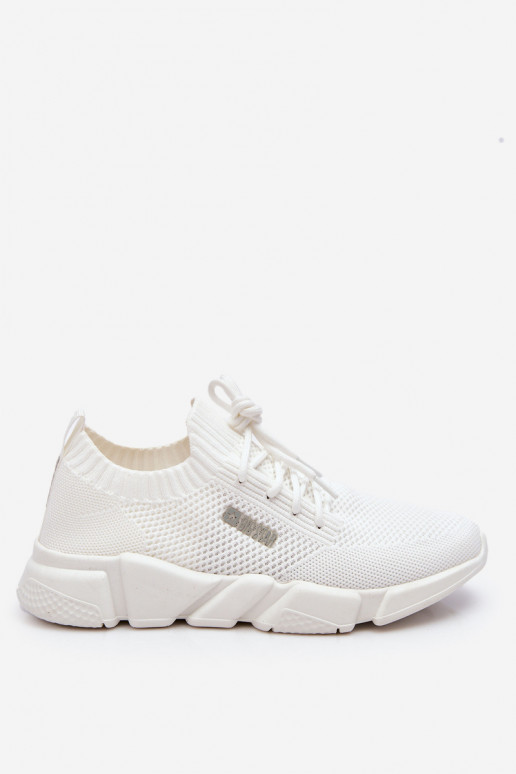 Sievišķīgs Viegli Sneakers modeļa apavi Memory Foam System Big Star JJ274268 baltas krāsas