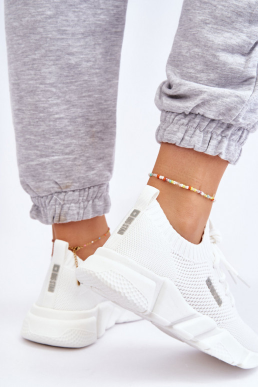 Sievišķīgs Viegli Sneakers modeļa apavi Memory Foam System Big Star JJ274268 baltas krāsas