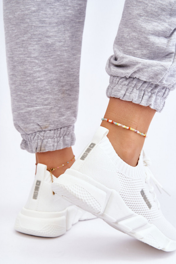 Sievišķīgs Viegli Sneakers modeļa apavi Memory Foam System Big Star JJ274268 baltas krāsas