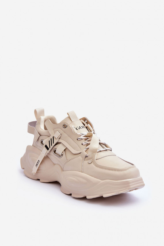 sporta apavi Sneakers modeļa apavi GOE MM2N4015 smilšu krāsas