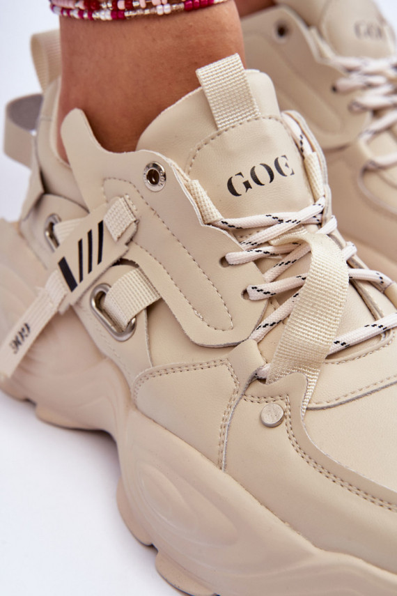 sporta apavi Sneakers modeļa apavi GOE MM2N4015 smilšu krāsas