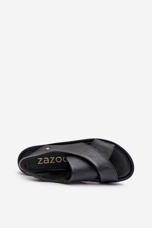 Zazoo 40256 Āda ar platformus basenes melnas krāsas