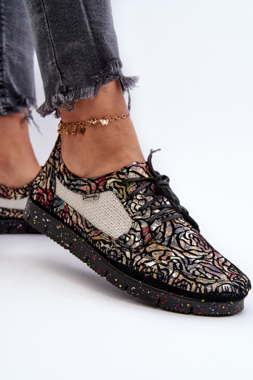 Rakstaina apavi Sievišķīgs Maciejka 06347-01 melnas krāsas