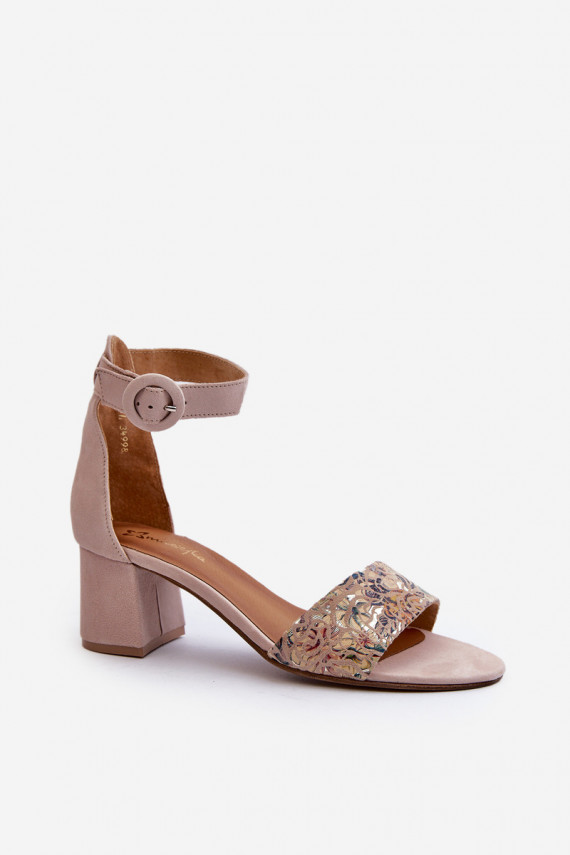 Eleganti augstpapēžu kurpes Maciejka 04141-49 smilšu krāsas