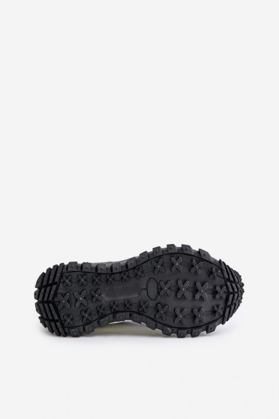Āda Sneakers modeļa apavi Sievišķīgs ar platformu Big Star OO274A220 HI-POLY SYSTEM Baltas-melnas krāsas