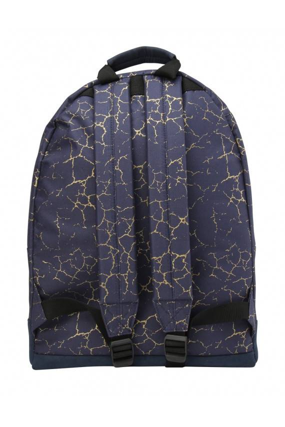 Oriģināla moderna Mi Pac mugursoma "Cracked Navy & Gold LIMITED"