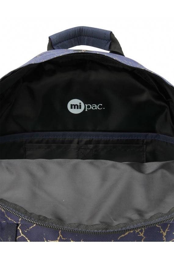 Oriģināla moderna Mi Pac mugursoma "Cracked Navy & Gold LIMITED"