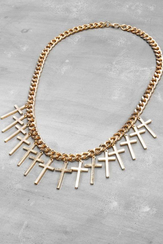 Kaklo papuošalas "Crosses"