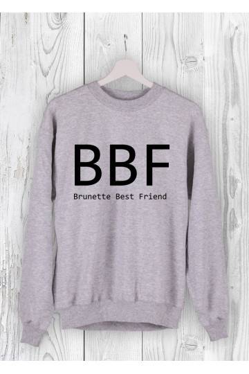 DŽEMPERIS "Brunette BFF Grey" 2