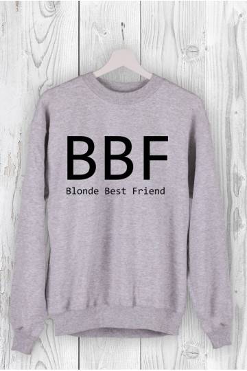 DŽEMPERIS "Blonde BFF Grey" 2