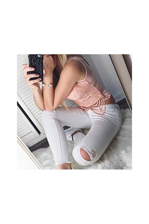 APROCE "Minimalist White Marble Cuff Bracelet"