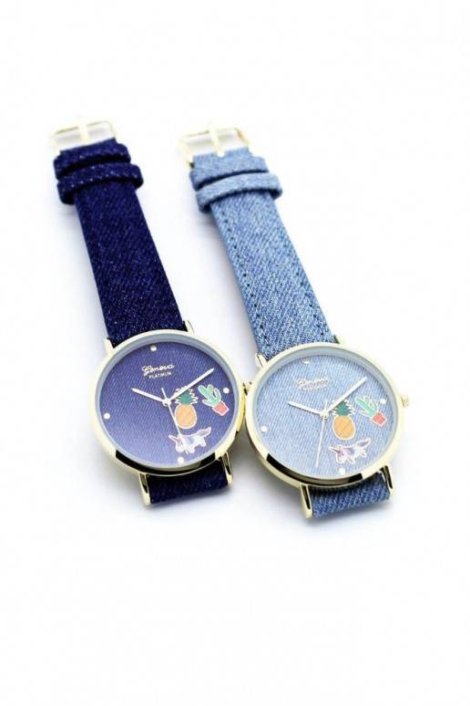 "Geneva" laikrodis su sidabro spalvos apyranke