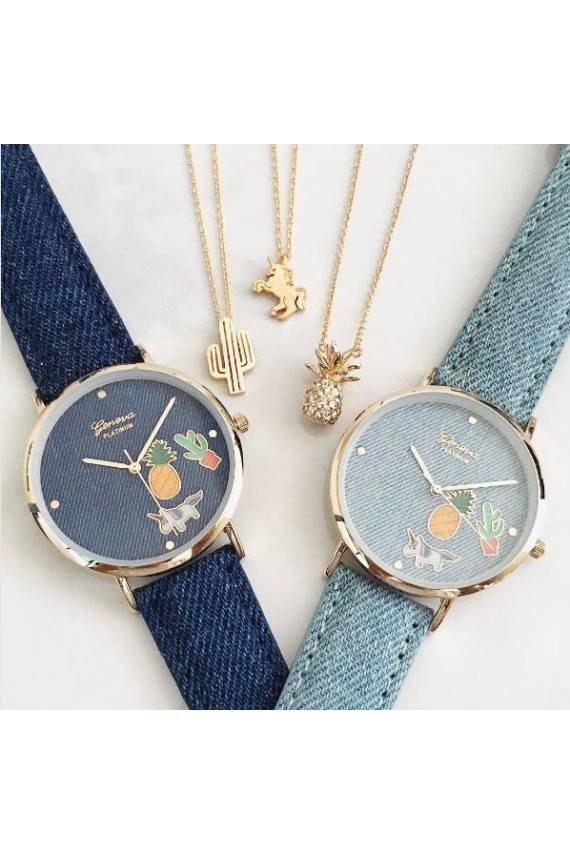 "Geneva" laikrodis su sidabro spalvos apyranke