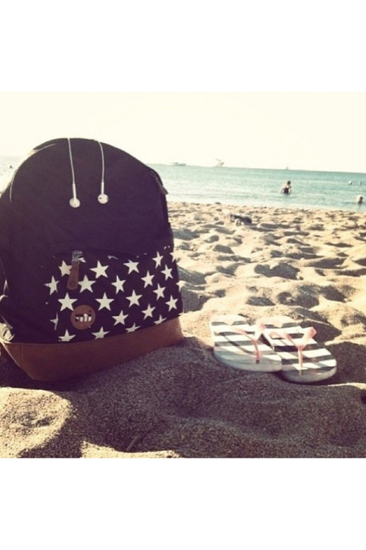 Oriģināla moderna Mi Pac mugursoma "Stars Black"