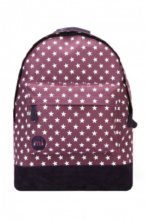 Mugursoma All Polka Grey White