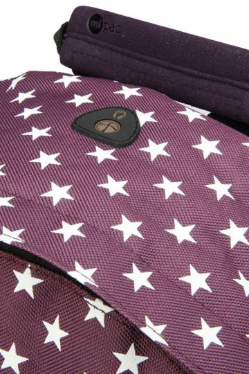 Mugursoma All Polka Grey White 2