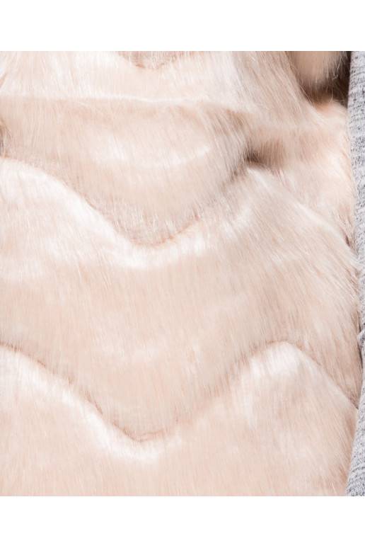 VESTE "Chevron Pattern Faux Fur" VESTE "Chevron Pattern Faux Fur"