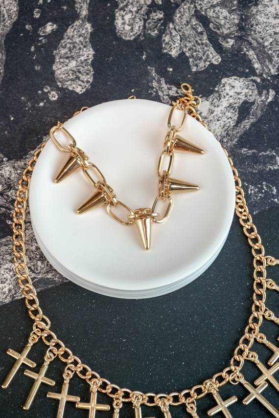 ROTASLIETU KOMPLEKTS "Glam Rock Crosses"