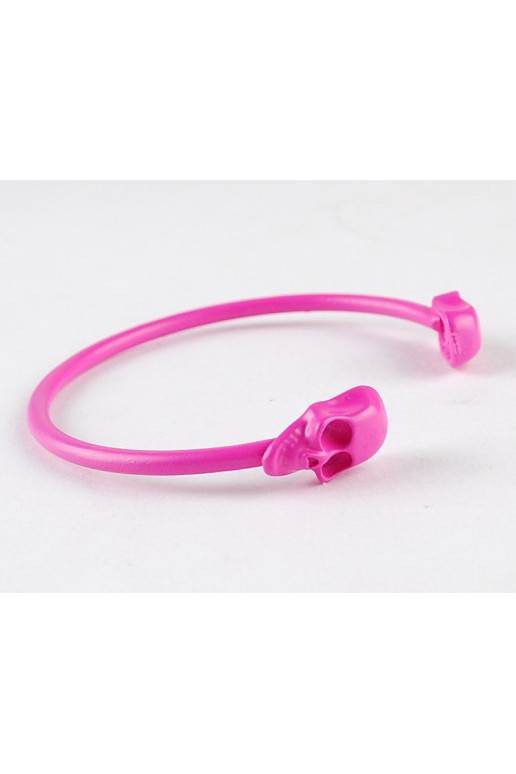 Apyrankė "Dvi kaukolės" sidabro spalvos