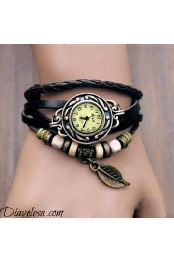 Laikrodis "Fan of Nature", juodas 2