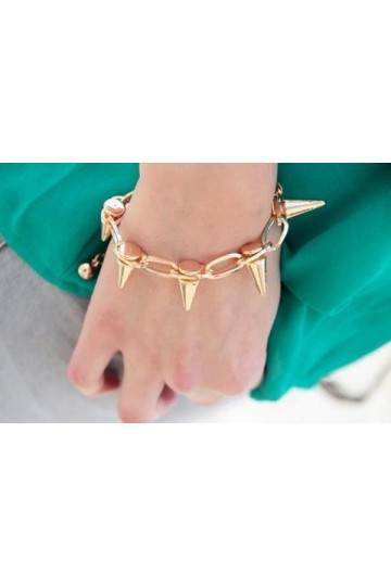 Apyrankė "Bokšteliai" aukso spalvos