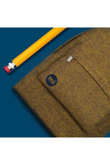 Mi-pac mugursoma Herringbone Pop Navy/Yellow 2