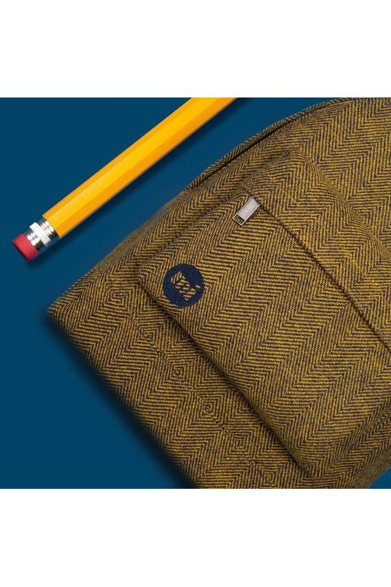 Mi-pac mugursoma Herringbone Pop Navy/Yellow
