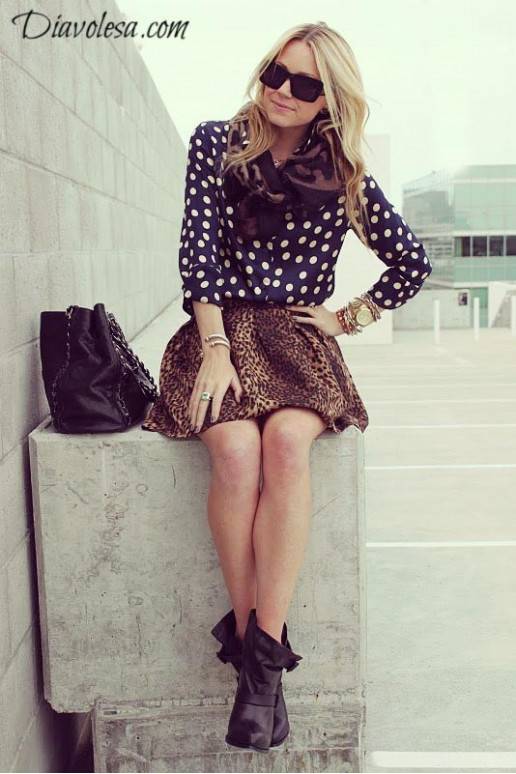 Sijonas "Leopard chick"