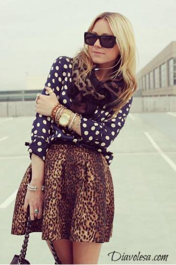 Sijonas "Leopard chick" 2