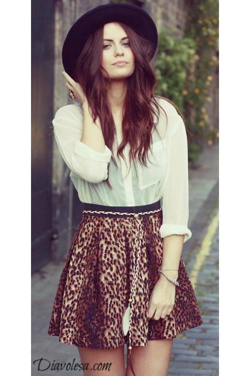 Sijonas "Leopard chick"