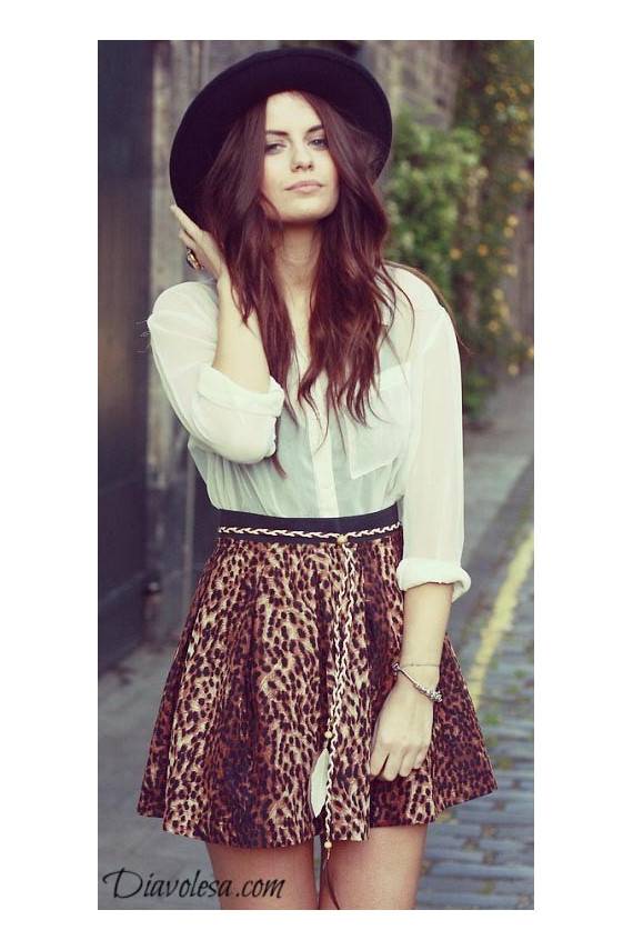 Sijonas "Leopard chick"