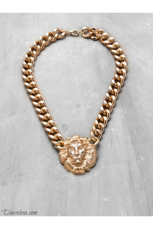 Kaklo papuošalas "Lion on the Chain" Kaklo papuošalas "Lion on the Chain"