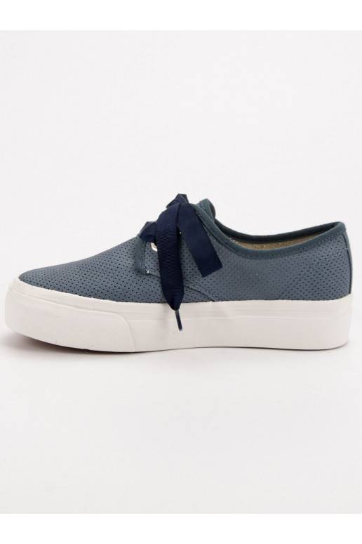 brīvā laika apavi ar lenšu šņorēm