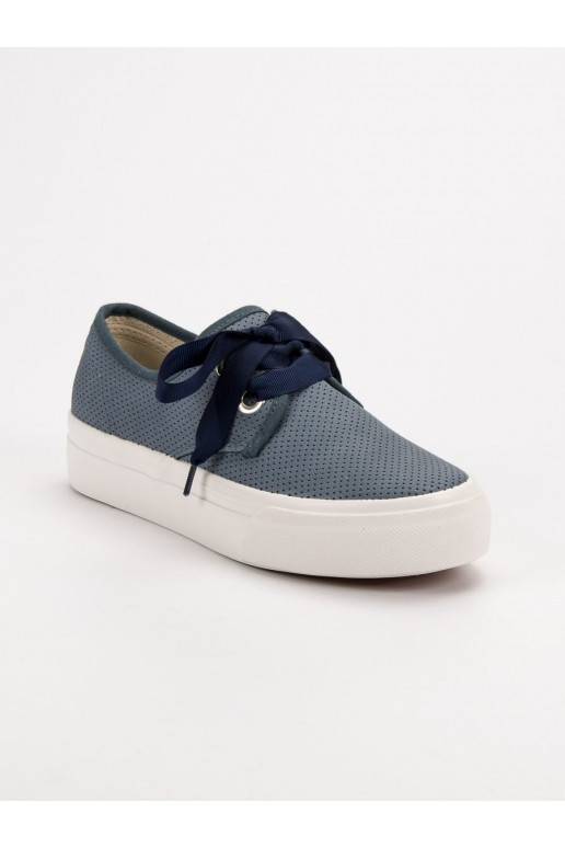 brīvā laika apavi ar lenšu šņorēm