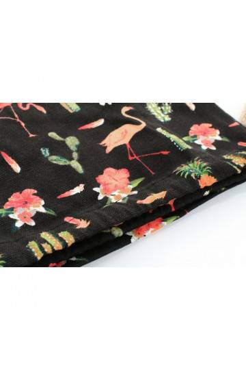 WOREK NA BUTY FLAMINGI GRANATOWE PASKI PLW-01WZ5 2