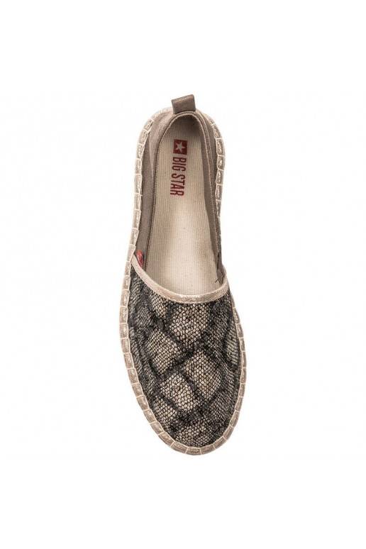 Espadrilles  Big Star BAT_FF274A515 GOLD Espadrilles  Big Star BAT_FF274A515 GOLD