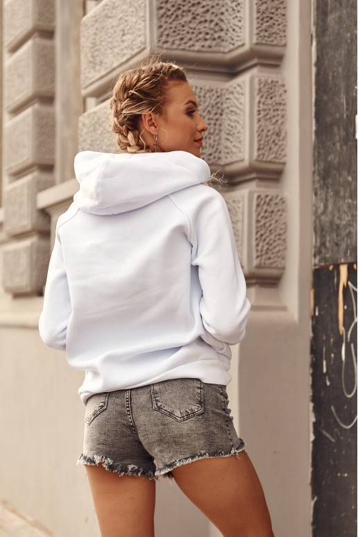 Džemperis ar kapuci balts DD_FI553_WHITE Džemperis ar kapuci balts DD_FI553_WHITE