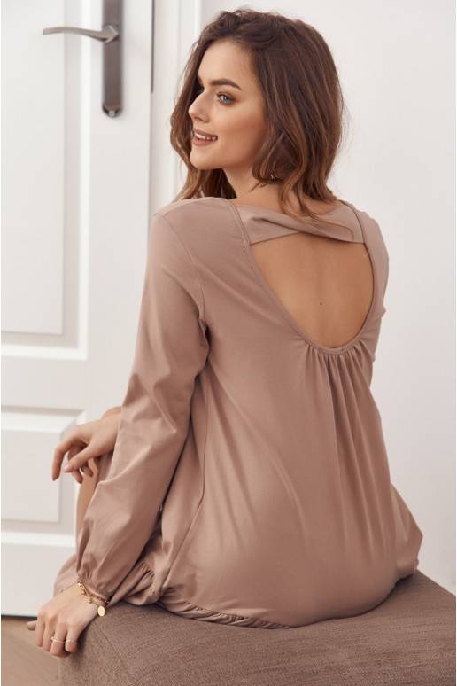 kleita  kapučīno krāsas FK558  kleita  kapučīno krāsas FK558