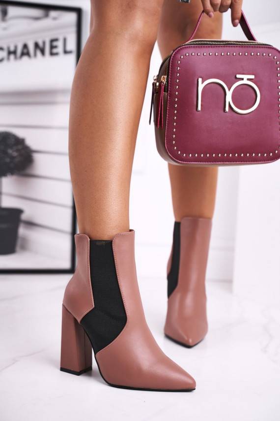 Sieviešu puszābaki  ar papēdi Rozā krāsas Good Vibes