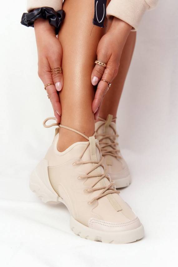 Stilīgasrnas brīvā laika apavi smilšu krāsas Born This Way