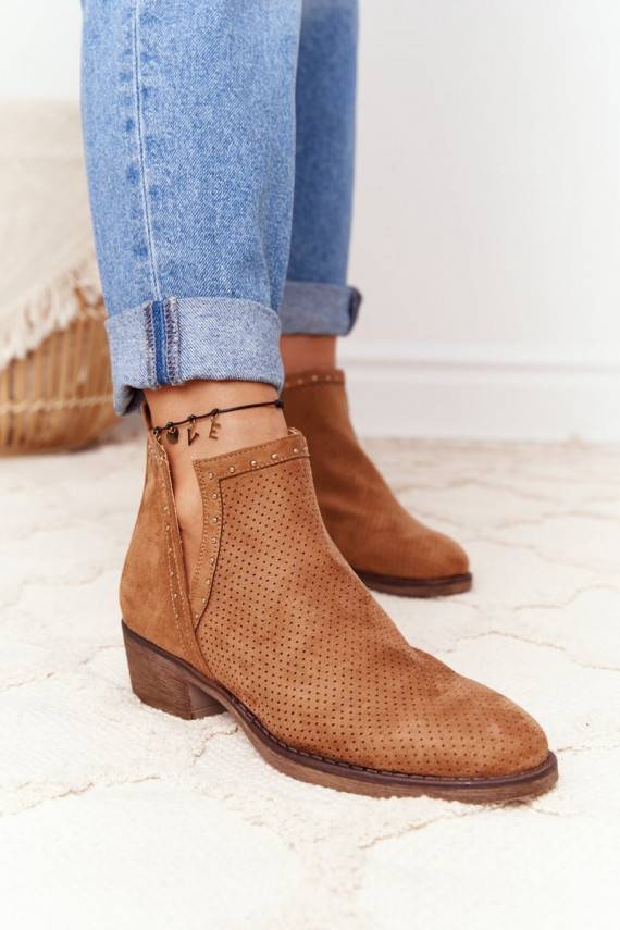  Sieviešu puszābaki Cut Out brūnas krāsas Clever