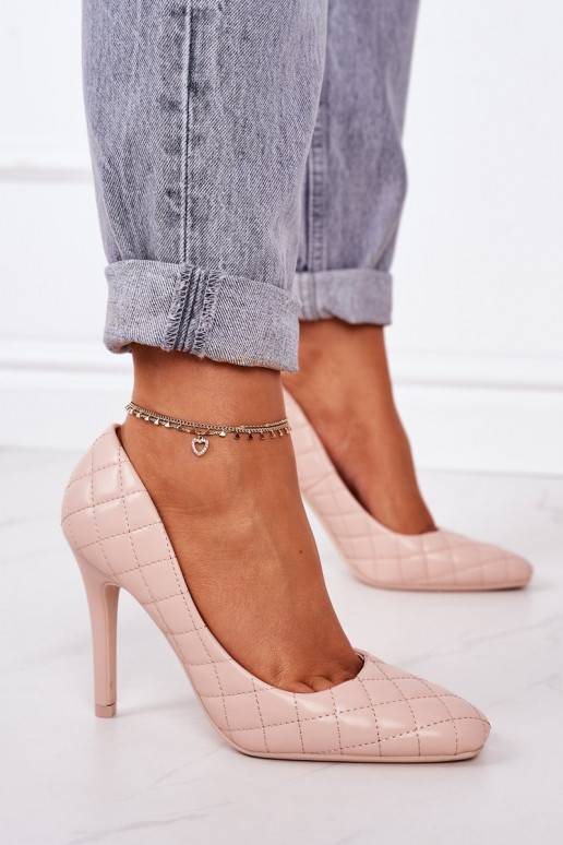 Eleganta stila valdziņš augstpapēžu kurpes smilšu krāsas Rosanna Eleganta stila valdziņš augstpapēžu kurpes smilšu krāsas Rosanna