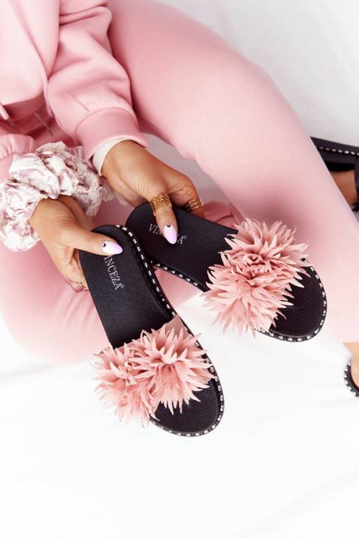 Gumijas Čības ar kniedēm Vinceza 20-30101 Rozā krāsas Gumijas Čības ar kniedēm Vinceza 20-30101 Rozā krāsas