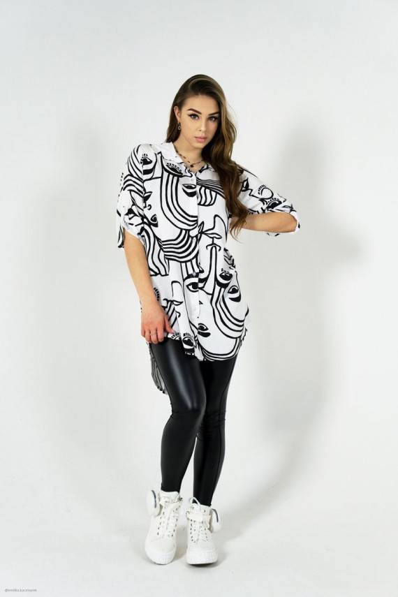   Sporta apavi ar platformu Z Nerką baltas krāsas Popcorn