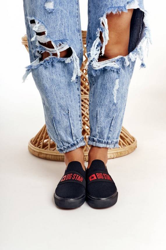   Sporta apavi Slip-on Big Star FF274221 melnas krāsas