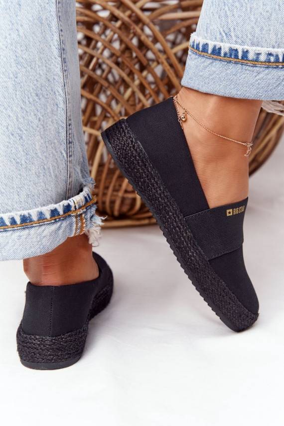 espadrilles  Big Star HH274482 melnas krāsas