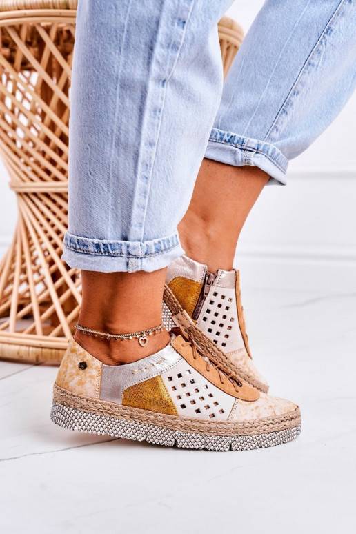 Dabīgas ādas apavi  Dzelteni 03339-44   Dabīgas ādas apavi  Dzelteni 03339-44