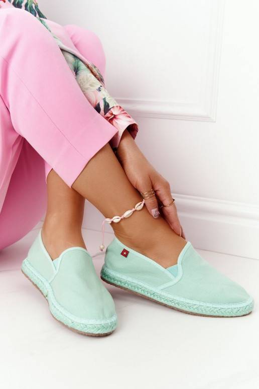 espadrilles  Big Star DD274A141 Zaļas krāsas