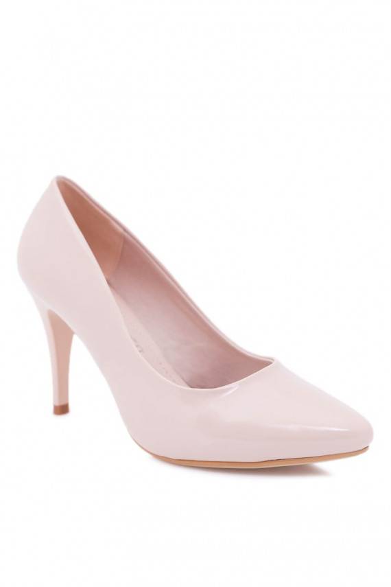 augstpapēžu kurpes damskie Sergio Leone Laque smilšu krāsas Greca